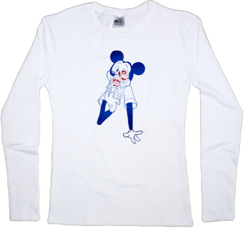 Women's Longsleeve Shirt - Bad mickey mouse 2 - Mfest