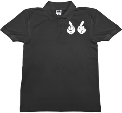 Man's Polo Shirt Fruit of the loom - Bad mickey mouse 3 - Mfest