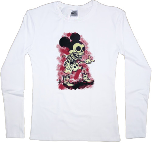 Women's Longsleeve Shirt - Bad mickey mouse 7 - Mfest