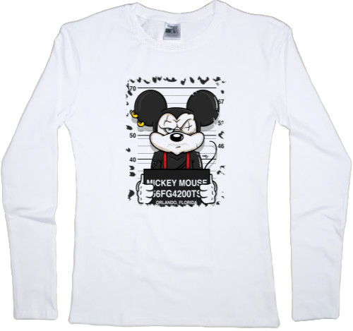 Women's Longsleeve Shirt - Bad mickey mouse 8 - Mfest