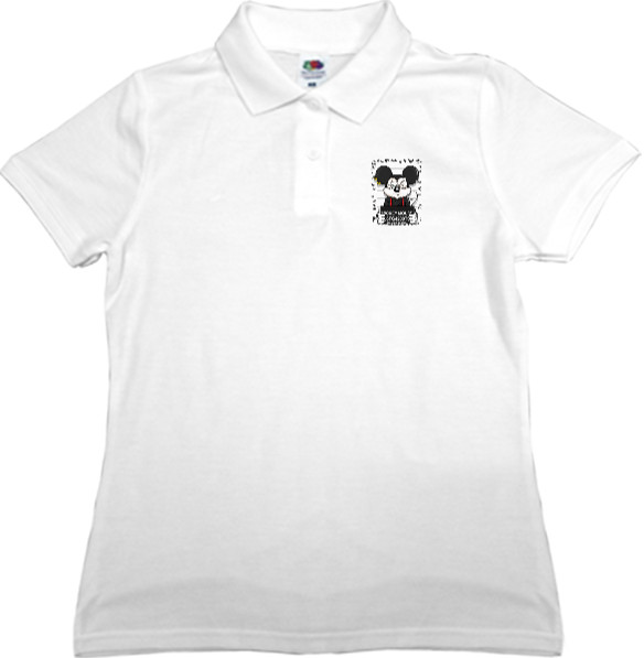 Women's Polo Shirt Fruit of the loom - Bad mickey mouse 8 - Mfest