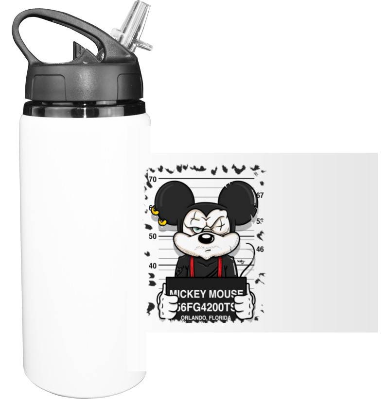 Sport Water Bottle - Bad mickey mouse 8 - Mfest