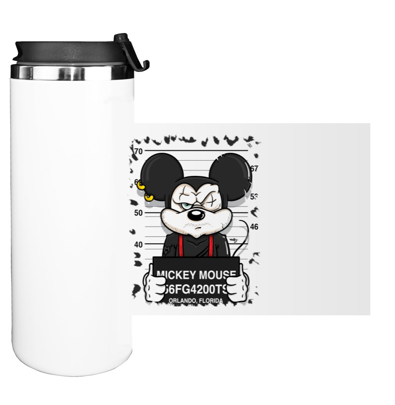 Water Bottle on Tumbler - Bad mickey mouse 8 - Mfest