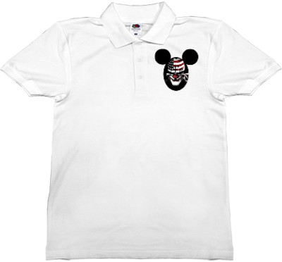 Man's Polo Shirt Fruit of the loom - Bad mickey mouse 11 - Mfest