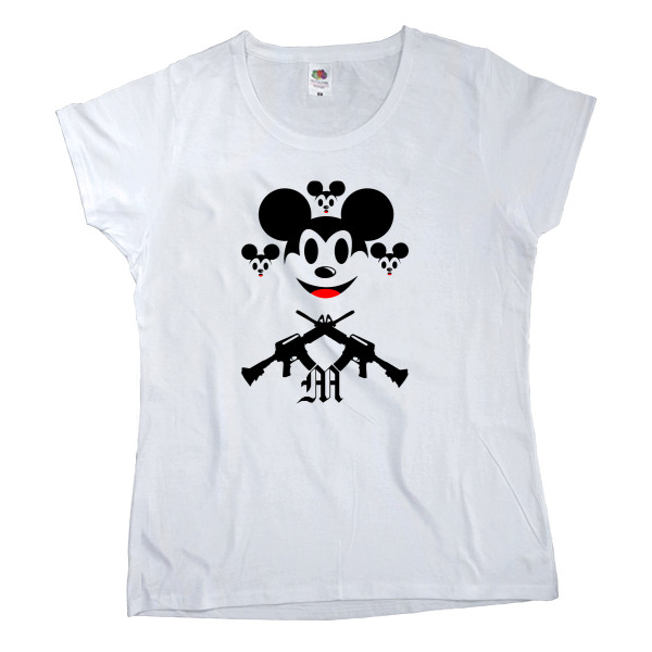 Women's T-shirt Fruit of the loom - Bad mickey mouse 13 - Mfest