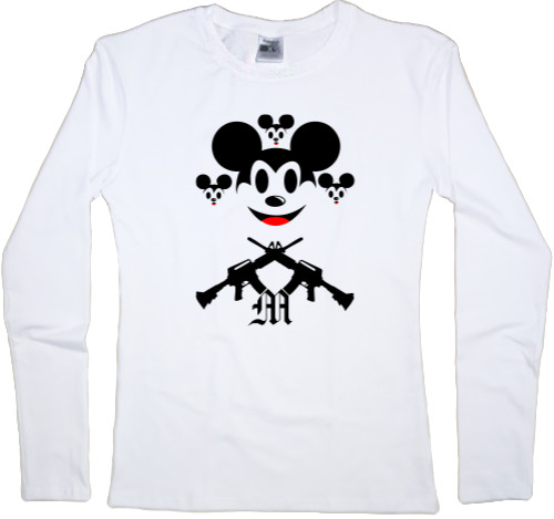 Women's Longsleeve Shirt - Bad mickey mouse 13 - Mfest