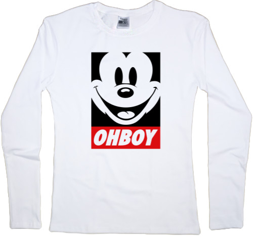 Women's Longsleeve Shirt - Bad mickey mouse 14 - Mfest