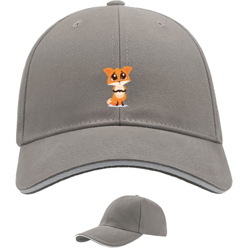 Sandwich Baseball Cap - Сute little fox - Mfest