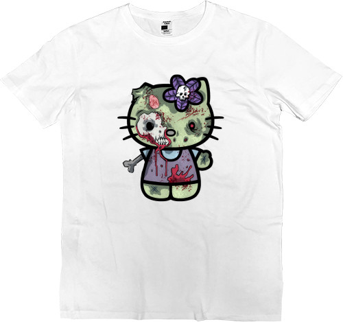 Men’s Premium T-Shirt - Zombie Hello Kitty - Mfest