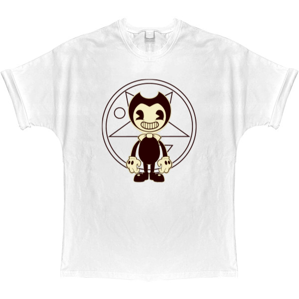 T-shirt Oversize - Bendy And The Ink Machine 6 - Mfest