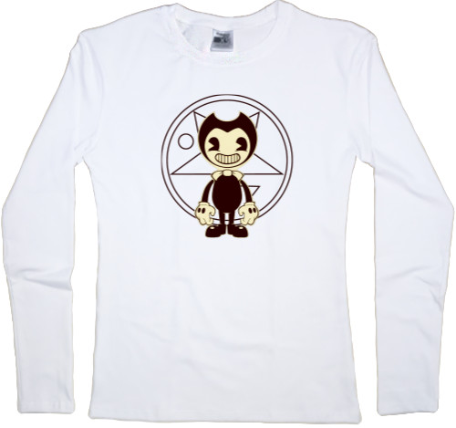 Women's Longsleeve Shirt - Bendy And The Ink Machine 6 - Mfest