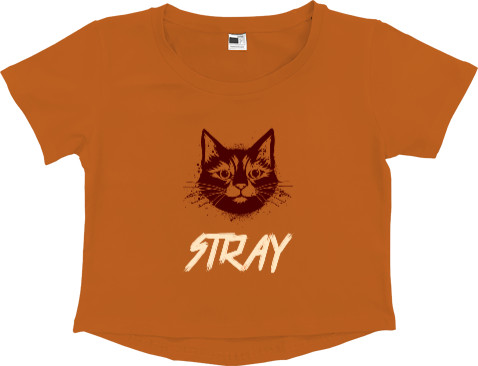 Women's Cropped Premium T-Shirt - STRAY 4 - Mfest