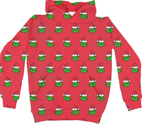 Unisex Hoodie 3D - Grinch - Mfest