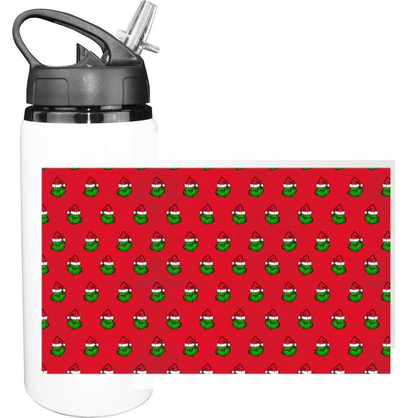 Sport Water Bottle - Grinch - Mfest