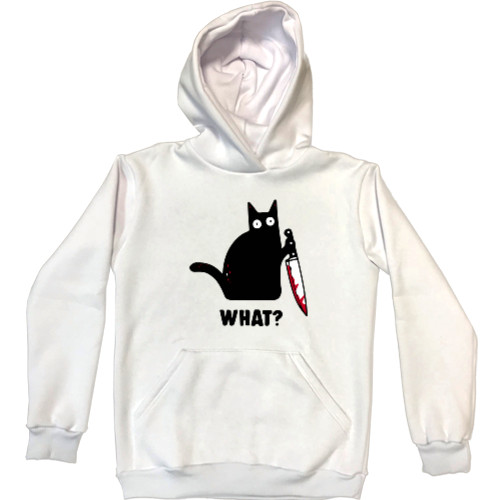 Unisex Hoodie - CAT WHAT (MEME) - Mfest