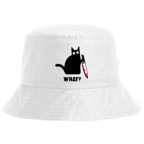 Bucket Hat - CAT WHAT (MEME) - Mfest