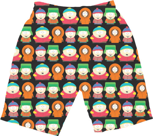 Men's Shorts 3D - south park 8 - Mfest