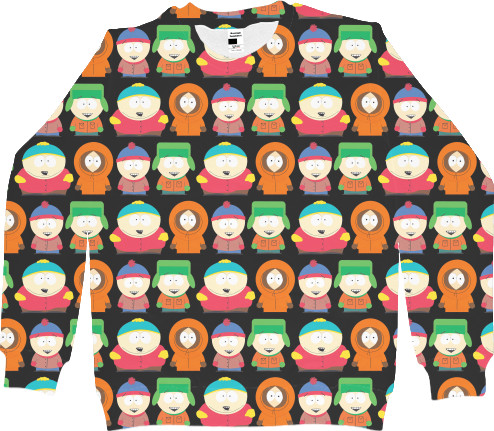 Women's Sweatshirt 3D - south park 8 - Mfest