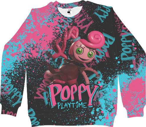 Men's Sweatshirt 3D - Poppy Playtime (Mommy) 2 - Mfest