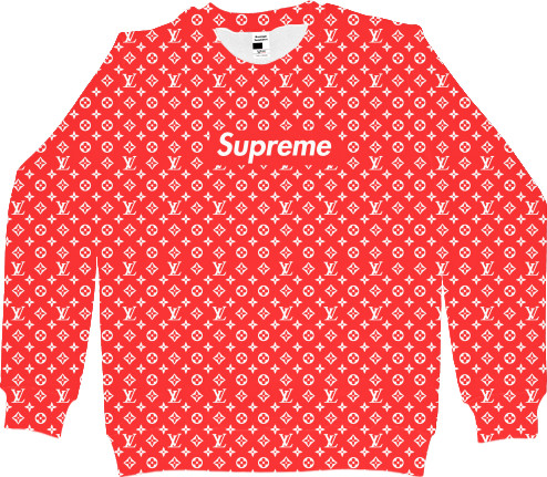 Men's Sweatshirt 3D - Supreme & Louis Vuitton - Mfest