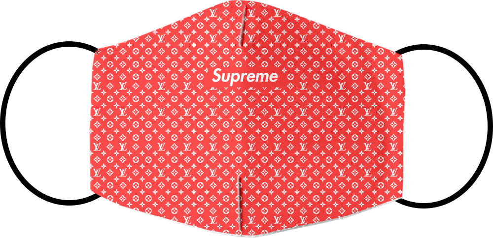 Face Mask - Supreme & Louis Vuitton - Mfest