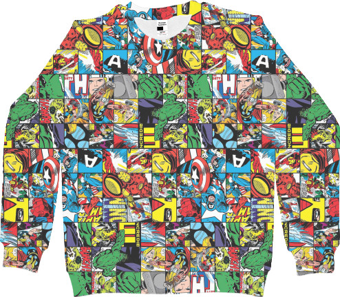 Women's Sweatshirt 3D - MARVEL [2] - Mfest