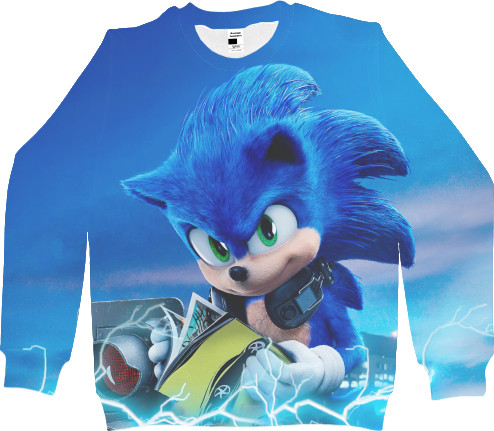 Kids' Sweatshirt 3D - Sonic (29) - Mfest