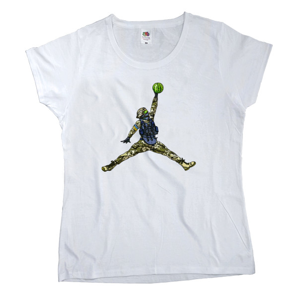 Women's T-shirt Fruit of the loom - Аir jordan Херсон - Mfest