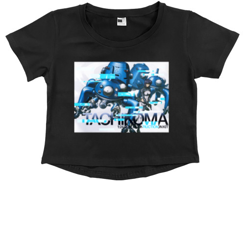 Kids' Premium Cropped T-Shirt - Ghost in the Shell 4 - Mfest