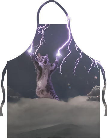 Light Apron - Грозовой кот - Mfest