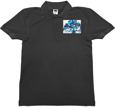 Man's Polo Shirt Fruit of the loom - Ghost in the Shell 4 - Mfest