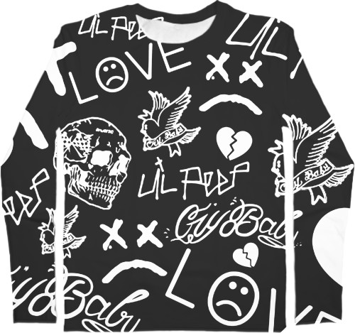 Men's Longsleeve Shirt 3D - Lil Peep - Mfest