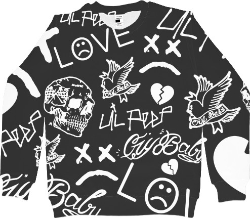 Kids' Sweatshirt 3D - Lil Peep - Mfest