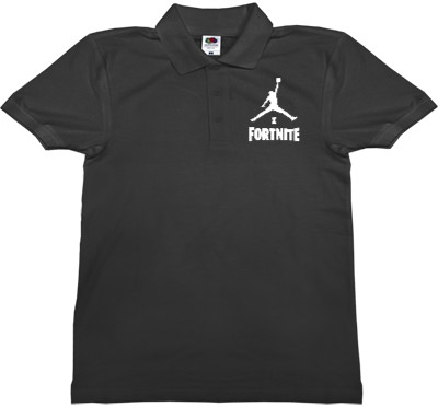 Man's Polo Shirt Fruit of the loom - Jordan x Fortnite (2) - Mfest