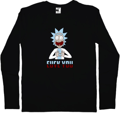 Kids' Longsleeve Shirt - Rick and Morty Love (Рик и Морти) - Mfest