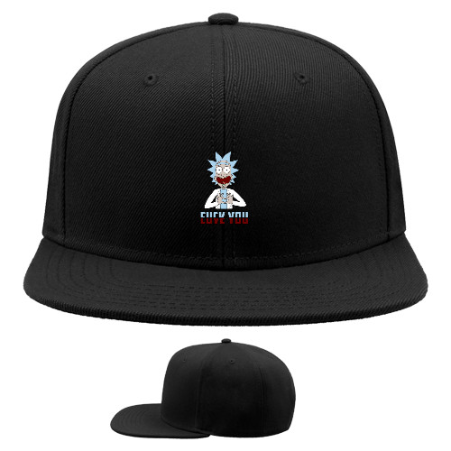 Snapback Baseball Cap - Rick and Morty Love (Рик и Морти) - Mfest