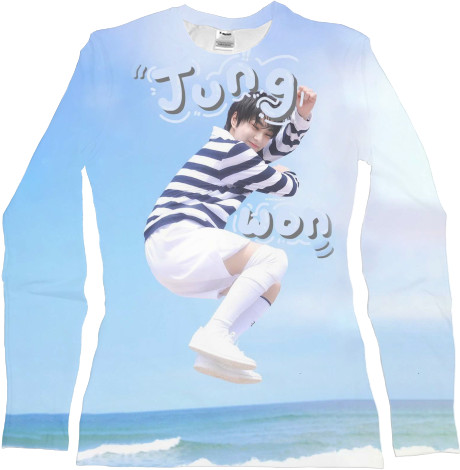 Women's Longsleeve Shirt 3D - Jungwon enhypen 2 - Mfest