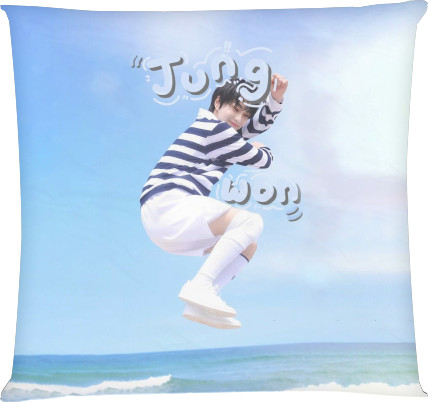 Square Throw Pillow - Jungwon enhypen 2 - Mfest