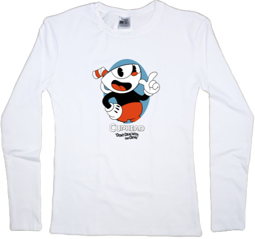 Women's Longsleeve Shirt - CupHead (1) - Mfest