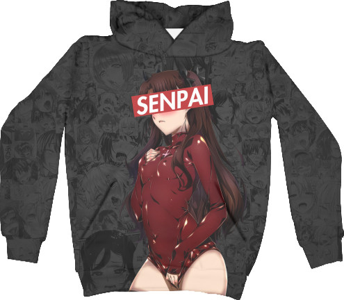 Unisex Hoodie 3D - Anime Senpai 2 - Mfest