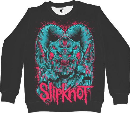 Women's Sweatshirt 3D - Slipknot (1) - Mfest