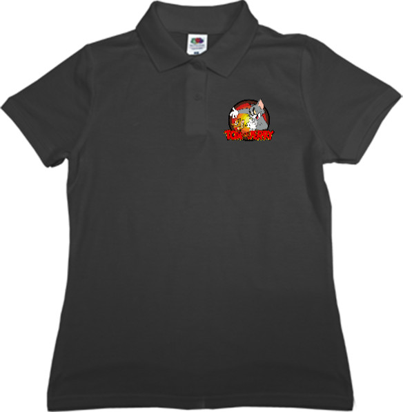 Women's Polo Shirt Fruit of the loom - Том и Джерри - Mfest