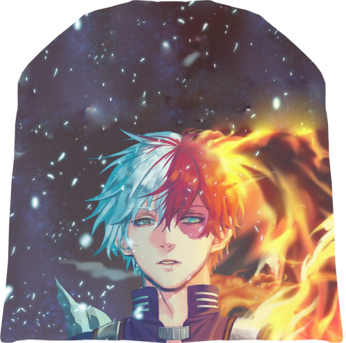 Шапка 3D - Shoto Todoroki - Mfest