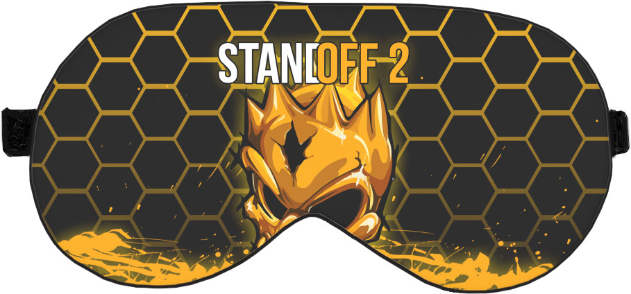 Standoff - Маска для сна 3D - STANDOFF 2 [GOLD SKULL] 3 - Mfest