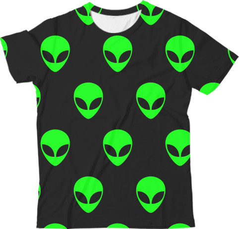 Kids' T-Shirt 3D - Пришелец - Mfest