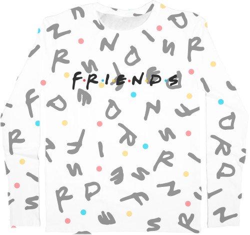 Men's Longsleeve Shirt 3D - Friends [2] - Mfest