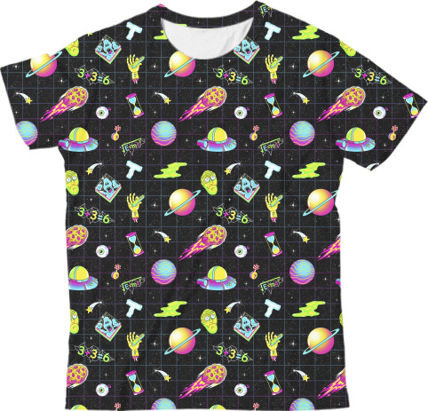 Kids' T-Shirt 3D - RICK AND MORTY [6] - Mfest