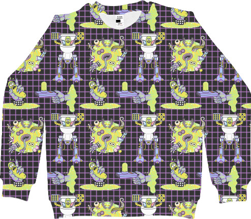 Kids' Sweatshirt 3D - RICK AND MORTY [5] - Mfest