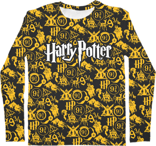 Men's Longsleeve Shirt 3D - HARRY POTTER (15) - Mfest