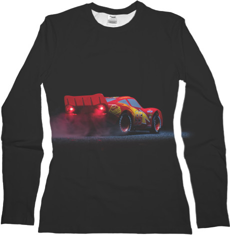 Women's Longsleeve Shirt 3D - Молния Маквин Тачки - Mfest